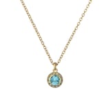 Ted Baker Soltell Yellow Gold Coloured Sparkle Crystal Pendant