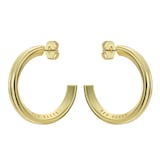 Ted Baker Yellow Gold Coloured Hisla Hidden Heart Large Hoop Earrings