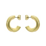 Ted Baker Yellow Gold Coloured Hilya Hidden Heart Small Hoop Earrings