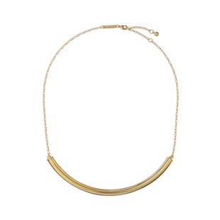 Ted Baker Yellow Gold Coloured Hidie Hidden Heart Bar Necklace