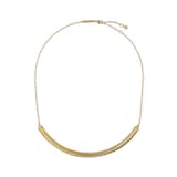 Ted Baker Yellow Gold Coloured Hidie Hidden Heart Bar Necklace
