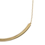 Ted Baker Yellow Gold Coloured Hidie Hidden Heart Bar Necklace