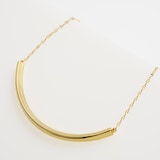 Ted Baker Yellow Gold Coloured Hidie Hidden Heart Bar Necklace