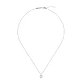 Ted Baker White Gold Coloured Hannela Crystal Heart Necklace