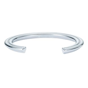 Ted Baker White Gold Coloured Hina Hidden Heart Bangle