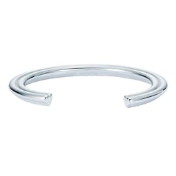 37241025 - White Gold Coloured Hina Hidden Heart Bangle