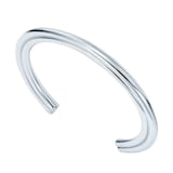 Ted Baker White Gold Coloured Hina Hidden Heart Bangle