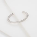 Ted Baker White Gold Coloured Hina Hidden Heart Bangle