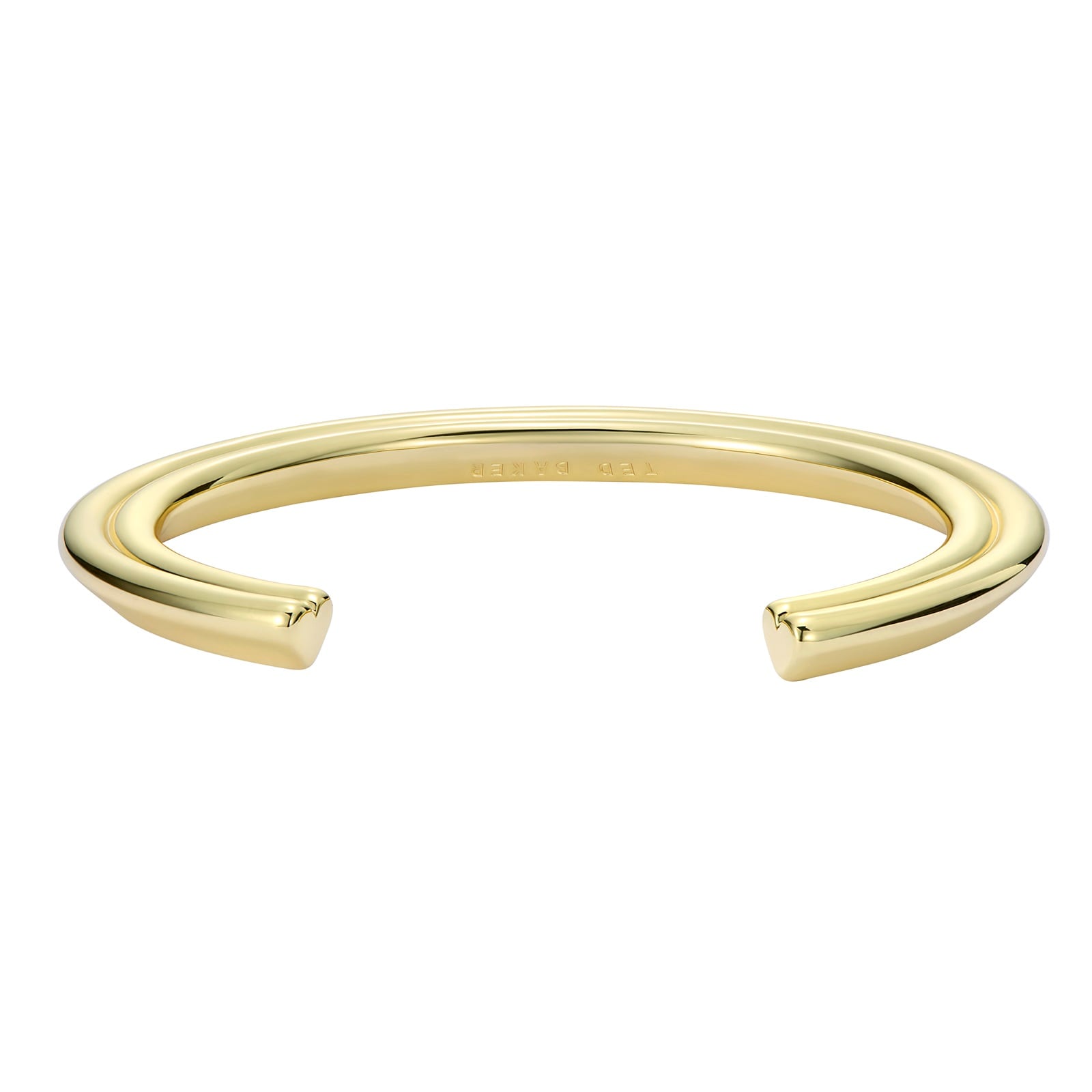 Ted Baker Yellow Gold Coloured Hina Hidden Heart Bangle