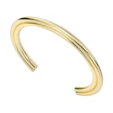 Ted Baker Yellow Gold Coloured Hina Hidden Heart Bangle