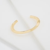 Ted Baker Yellow Gold Coloured Hina Hidden Heart Bangle