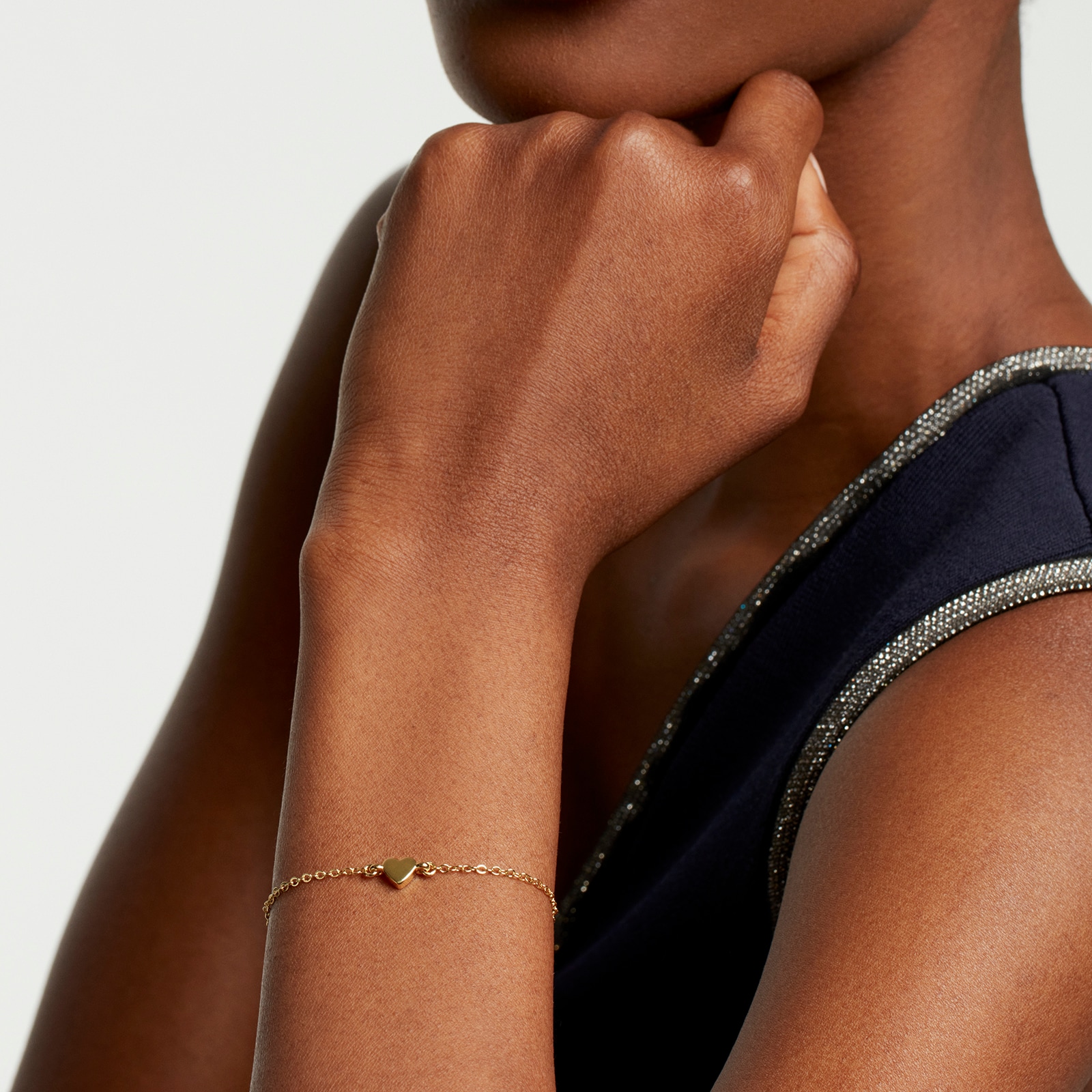 Ted Baker Yellow Gold Coloured Harsaa SweetHeart Adjustable Bracelet