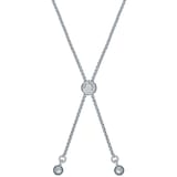 Ted Baker White Gold Coloured Soleta Cubic Zirconia Bracelet