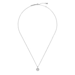 37241032 - White Gold Coloured Soltell Cubic Zirconia Pendant Necklace