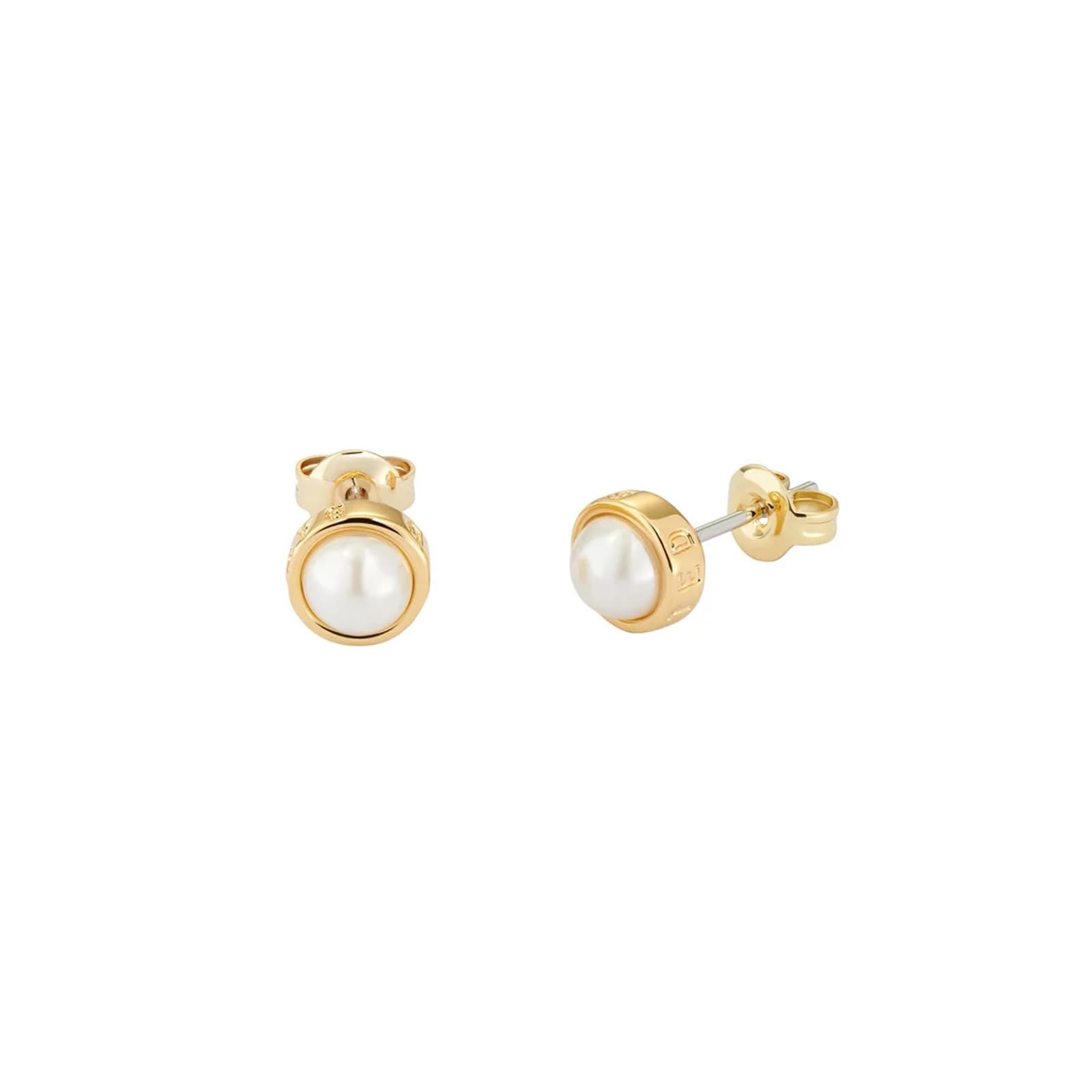 Ted Baker Yellow Gold Coloured Sinaa Pearl Stud Earrings