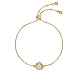 37241039 - Yellow Gold Coloured Soleta Cubic Zirconia Bracelet