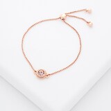 Ted Baker Rose Gold Coloured Soleta Cubic Zirconia Bracelet