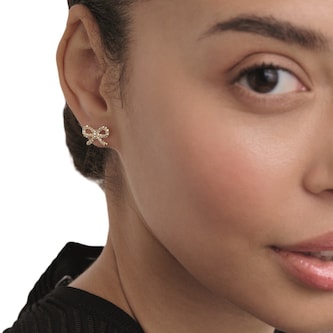 Ted Baker Yellow Gold Coloured Ribecca Cubic Zirconia Bow Stud Earrings Ted Baker Yellow Gold Coloured Ribecca Cubic Zirconia Bow Stud Earrings