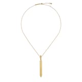 Ted Baker Yellow Gold Coloured Devina Deco Groove Pendant Necklace