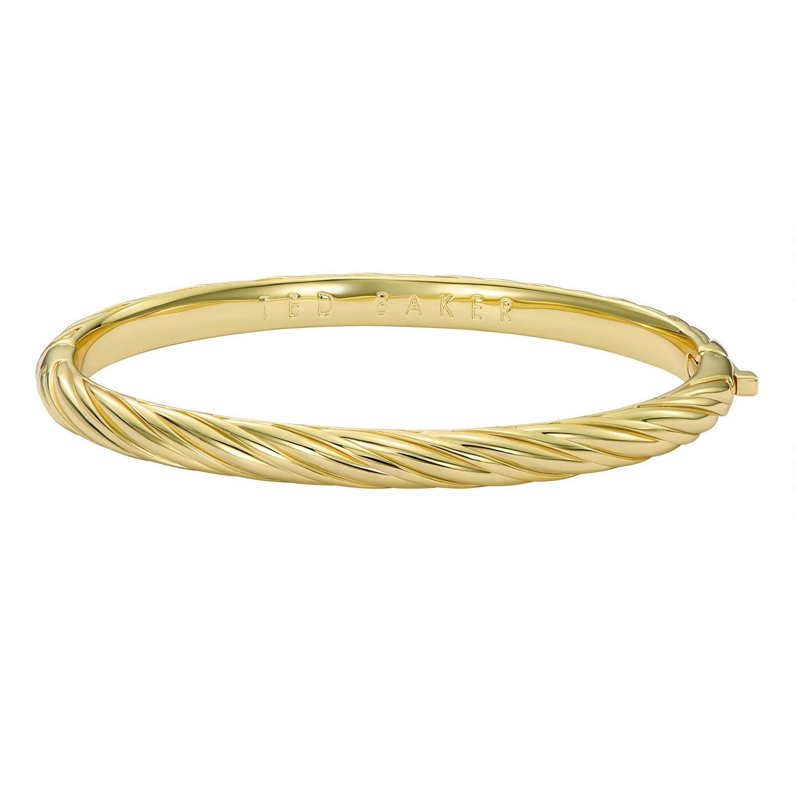 Ted Baker Yellow Gold Coloured Melissa Twisted Bangle