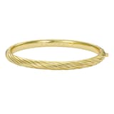 Ted Baker Yellow Gold Coloured Melissa Twisted Bangle