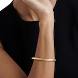 Ted Baker Yellow Gold Coloured Melissa Twisted Bangle