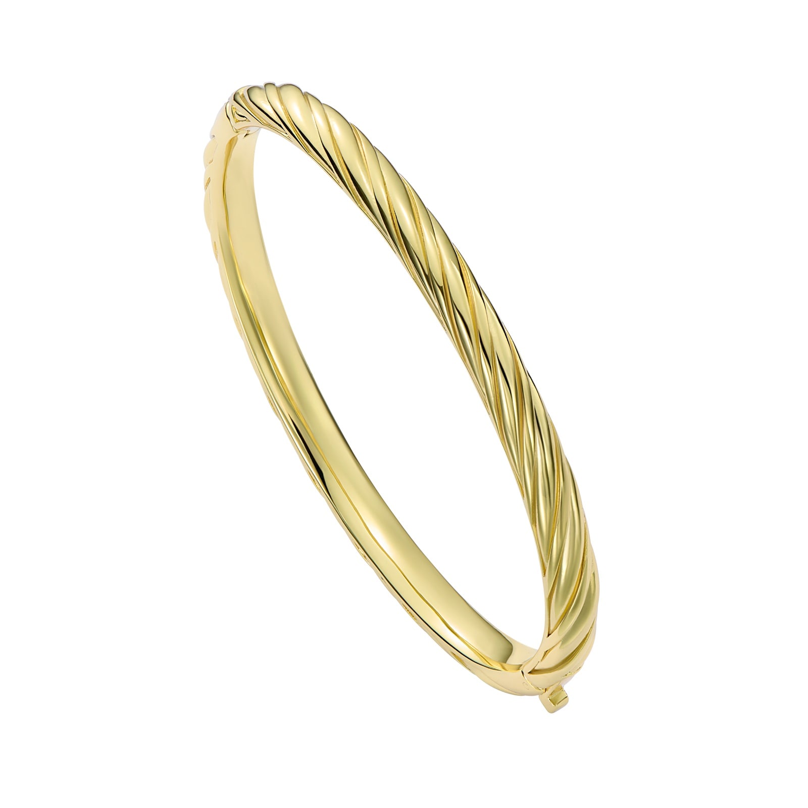 Ted Baker Yellow Gold Coloured Melissa Twisted Bangle