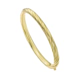 Ted Baker Yellow Gold Coloured Melissa Twisted Bangle