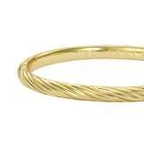 Ted Baker Yellow Gold Coloured Melissa Twisted Bangle