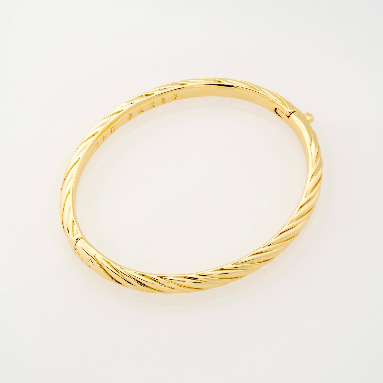 Ted Baker Yellow Gold Coloured Melissa Twisted Bangle