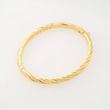 Ted Baker Yellow Gold Coloured Melissa Twisted Bangle