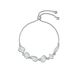 Ted Baker White Gold Coloured Juliet Crystal Chain Bracelet