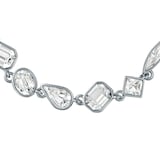 Ted Baker White Gold Coloured Juliet Crystal Chain Bracelet