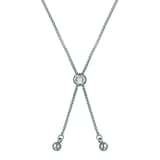 Ted Baker White Gold Coloured Juliet Crystal Chain Bracelet