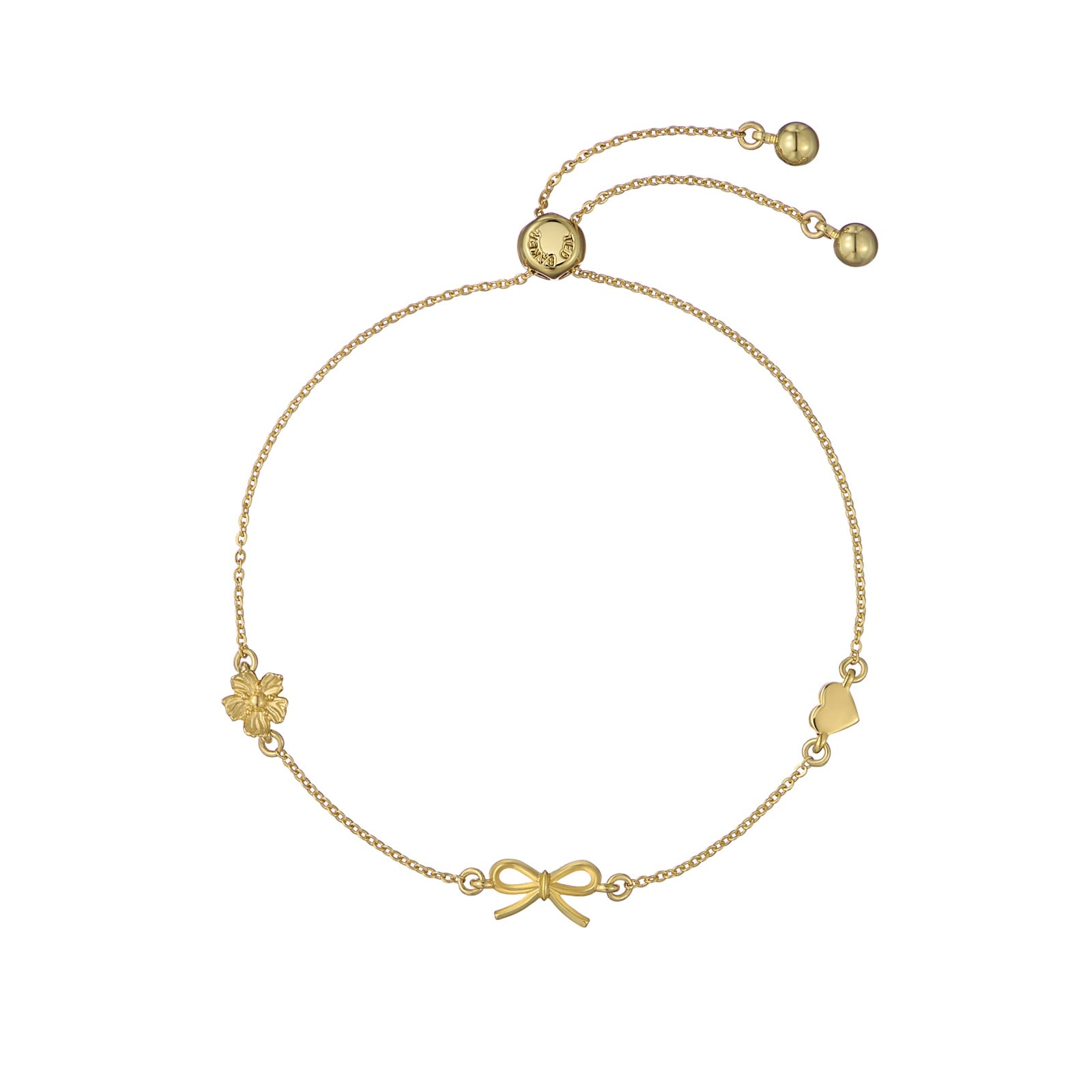 Ted Baker Yellow Gold Coloured Iona Mini Icons Bracelet Ted Baker Yellow Gold Coloured Iona Mini Icons Bracelet