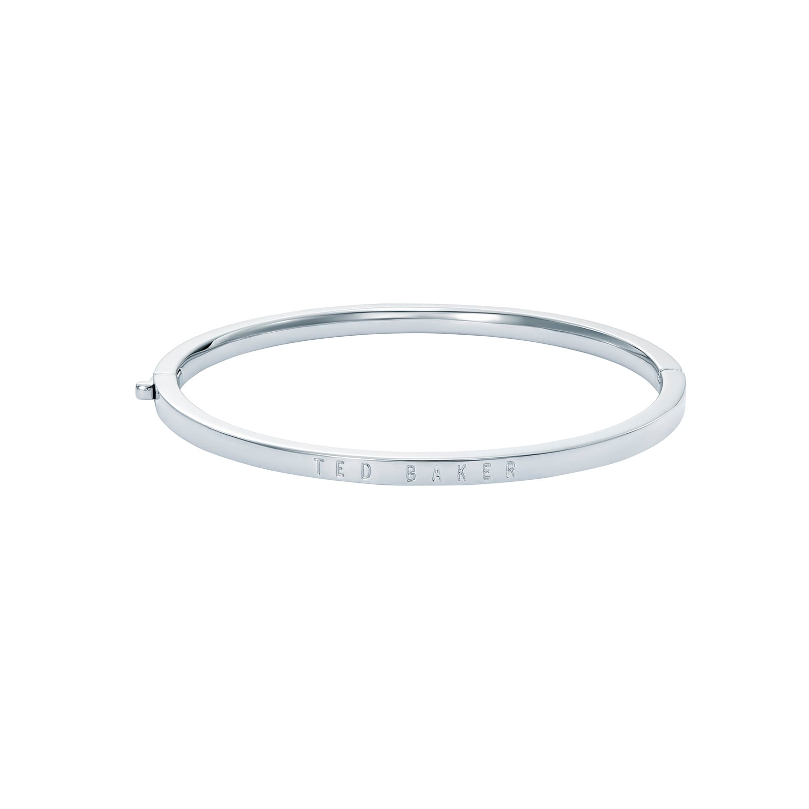 Ted Baker White Gold Coloured Chrishell Classic Bangle Ted Baker White Gold Coloured Chrishell Classic Bangle