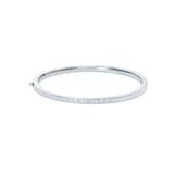 Ted Baker White Gold Coloured Chrishell Classic Bangle
