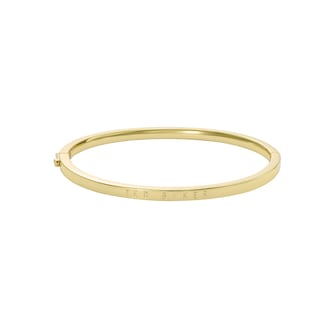 Ted Baker Yellow Gold Coloured Chrishell Classic Bangle Ted Baker Yellow Gold Coloured Chrishell Classic Bangle