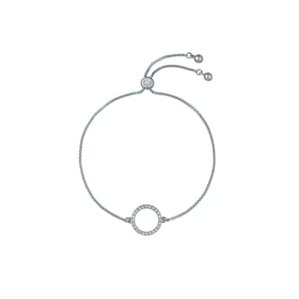 Ted Baker White Gold Coloured Heri Crystal Hoop Bracelet Ted Baker White Gold Coloured Heri Crystal Hoop Bracelet