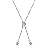 Ted Baker White Gold Coloured Heri Crystal Hoop Bracelet