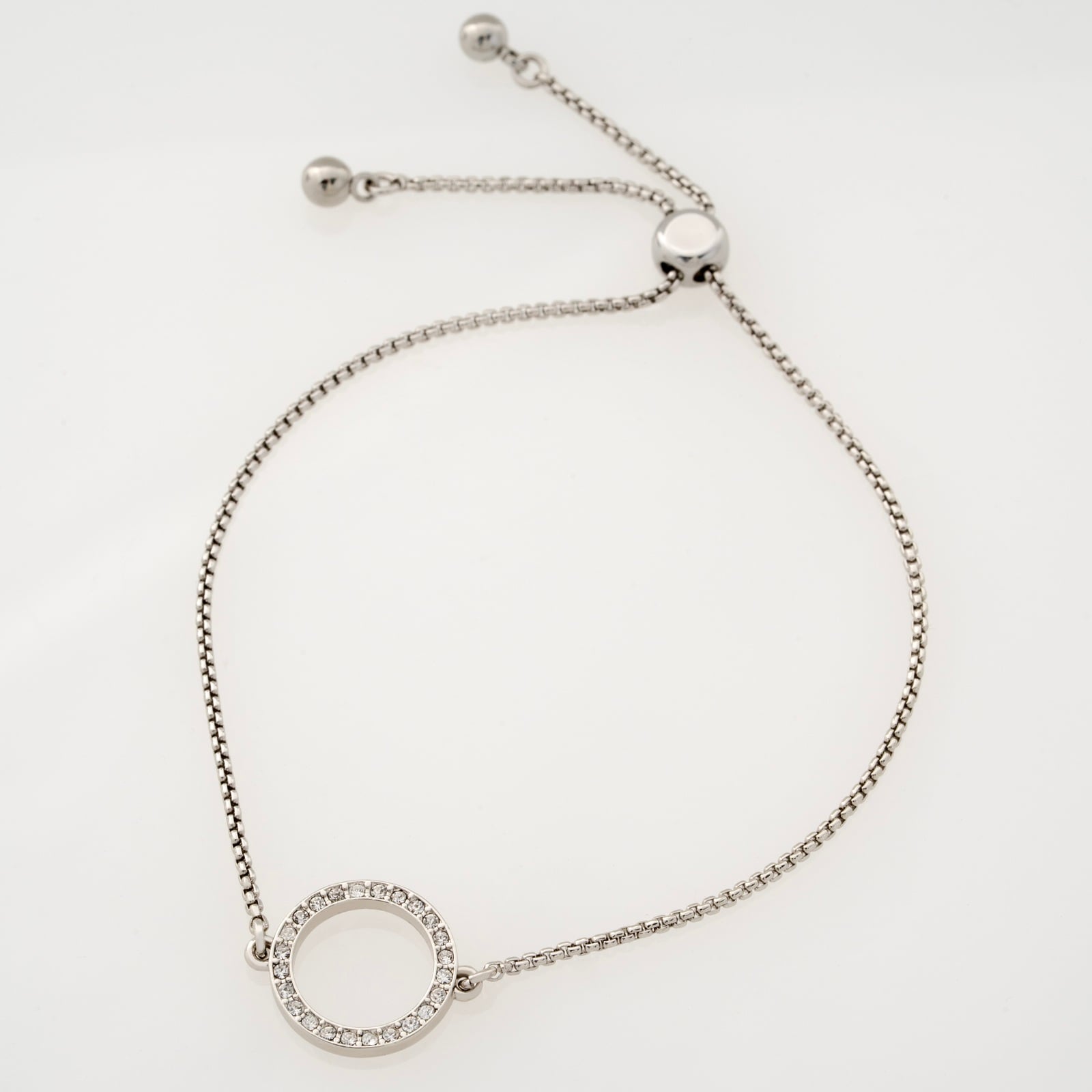 Ted Baker White Gold Coloured Heri Crystal Hoop Bracelet Ted Baker White Gold Coloured Heri Crystal Hoop Bracelet