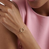 Ted Baker Yellow Gold Coloured Heri Crystal Hoop Bracelet