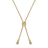 Ted Baker Yellow Gold Coloured Heri Crystal Hoop Bracelet
