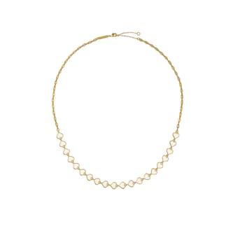 Ted Baker Yellow Gold Coloured Hazel White Enamel Heart Necklace Ted Baker Yellow Gold Coloured Hazel White Enamel Heart Necklace