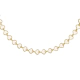 Ted Baker Yellow Gold Coloured Hazel White Enamel Heart Necklace