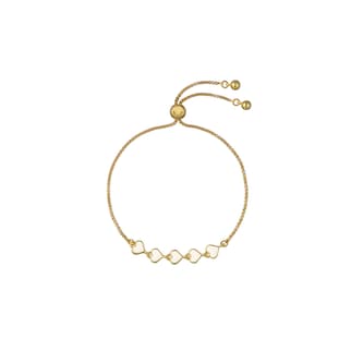Ted Baker Yellow Gold Coloured Harriet White Enamel Heart Bracelet Ted Baker Yellow Gold Coloured Harriet White Enamel Heart Bracelet