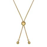 Ted Baker Yellow Gold Coloured Harriet White Enamel Heart Bracelet