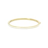 Ted Baker Yellow Gold Coloured RoleyW White Enamel Bangle