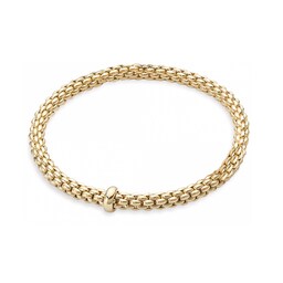 37250190 - 18ct Yellow Gold Solo Flex'It Bracelet