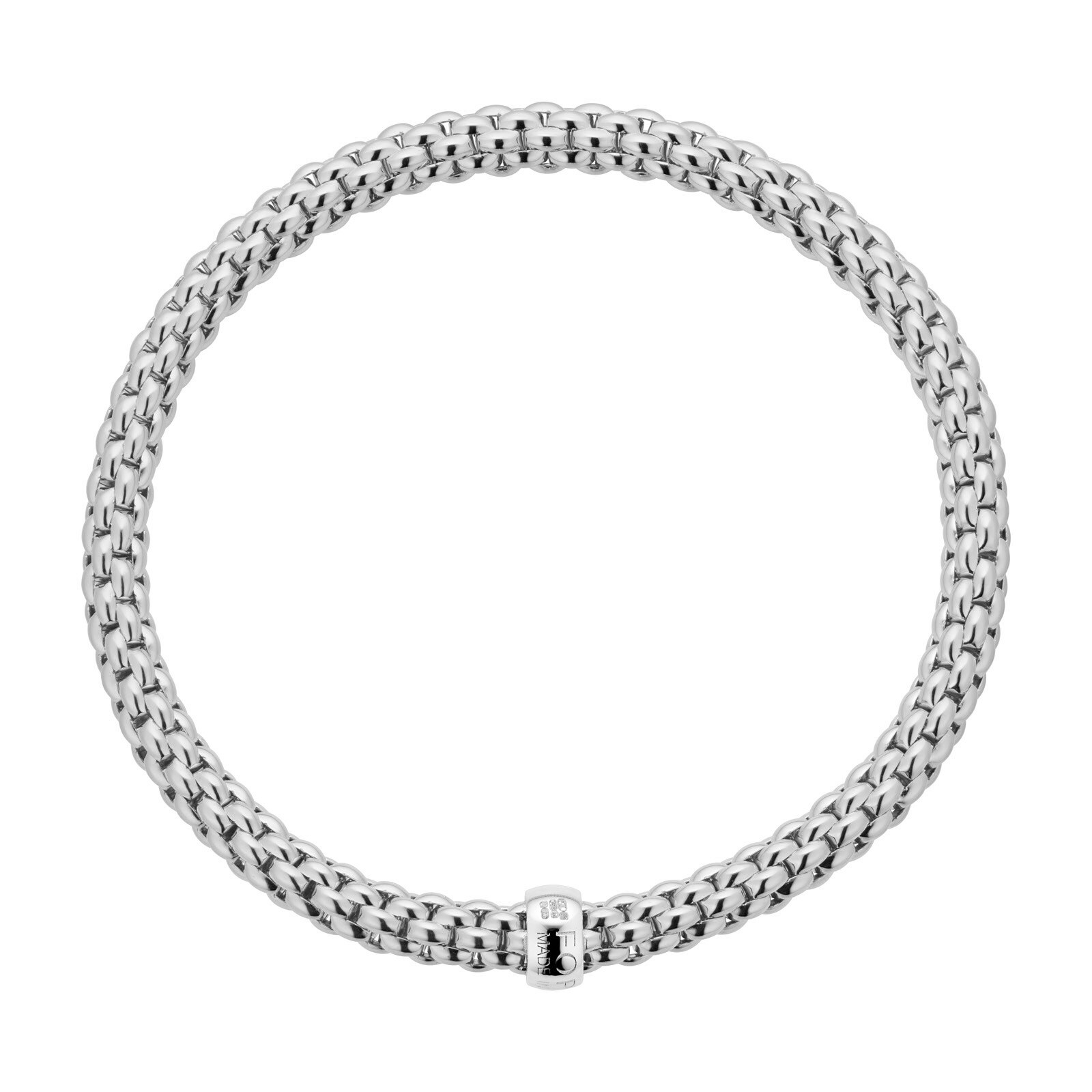 FOPE 18ct Yellow Gold Solo Flex'It Bracelet